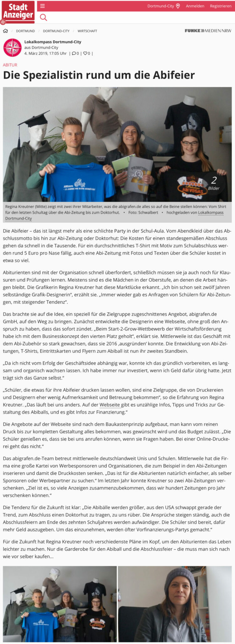 ®K-DESIGNBÜRO · Pressebericht / Presseartikel