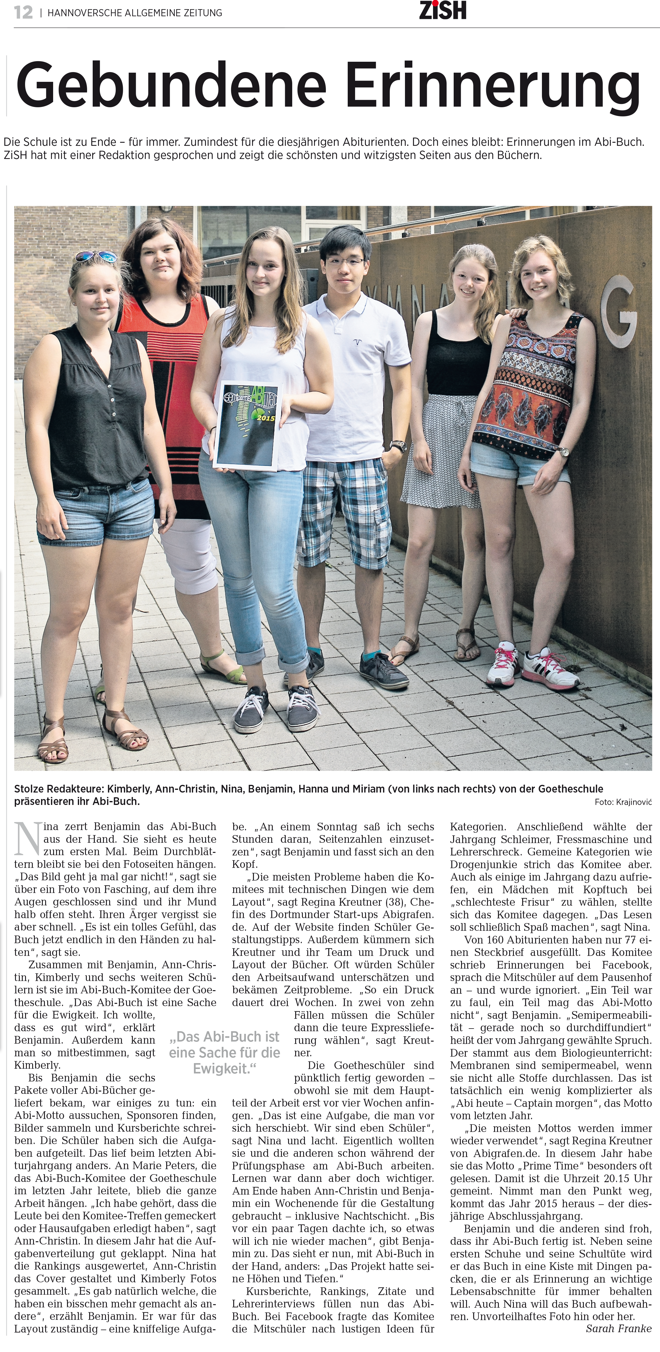 ®K-DESIGNBÜRO · Pressebericht / Presseartikel