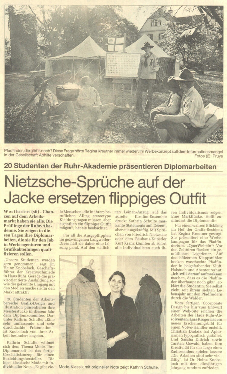 ®K-DESIGNBÜRO · Pressebericht / Presseartikel