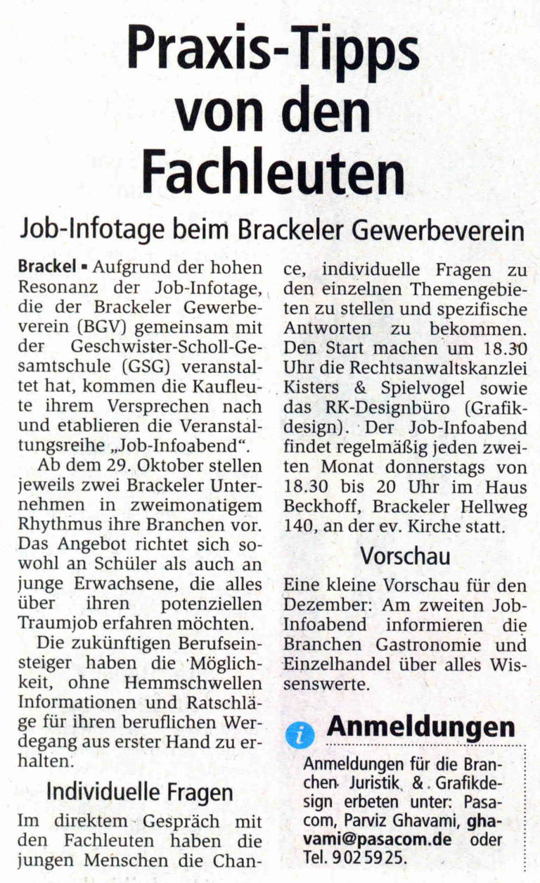 ®K-DESIGNBÜRO · Pressebericht / Presseartikel