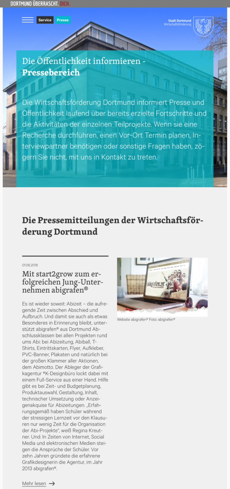 ®K-DESIGNBÜRO · Pressebericht / Presseartikel