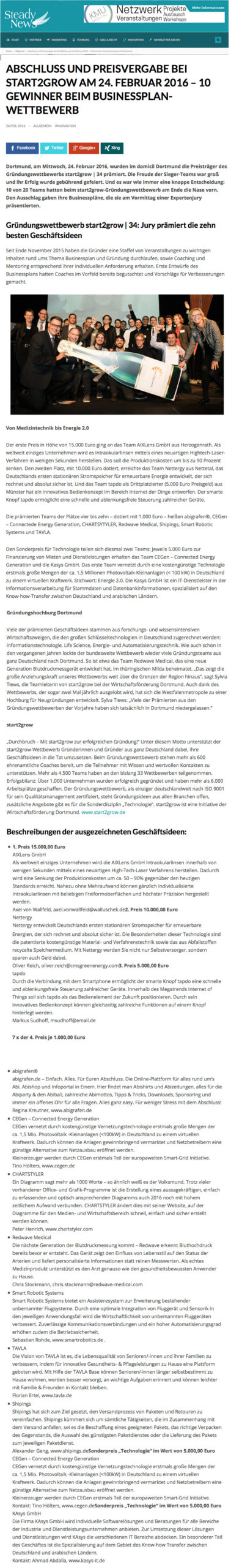 ®K-DESIGNBÜRO · Pressebericht / Presseartikel
