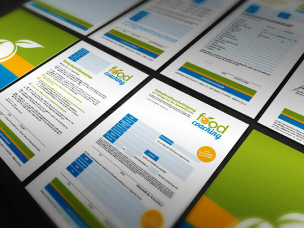 ®K-DESIGNBÜRO Referenzprojekt: Corporate Design / Corporate Identity (Formulare Ernährungsberatung)