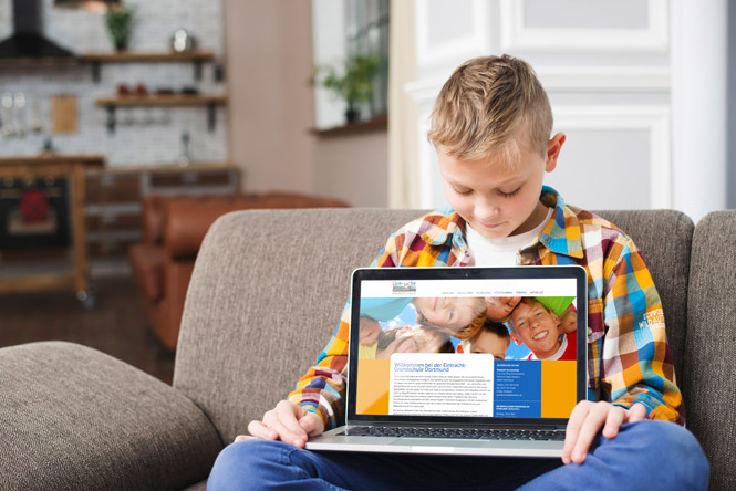 ®K-DESIGNBÜRO Referenzprojekt: Webseite Wordpress Grundschule (Eintracht GS)