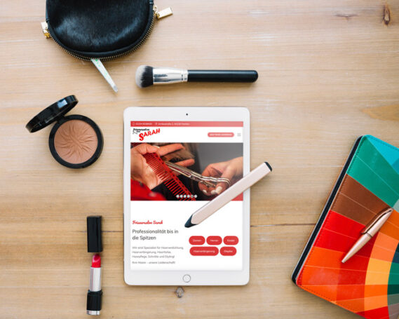 ®K-DESIGNBÜRO Referenzprojekt: Webseite Wordpress Friseur Salon