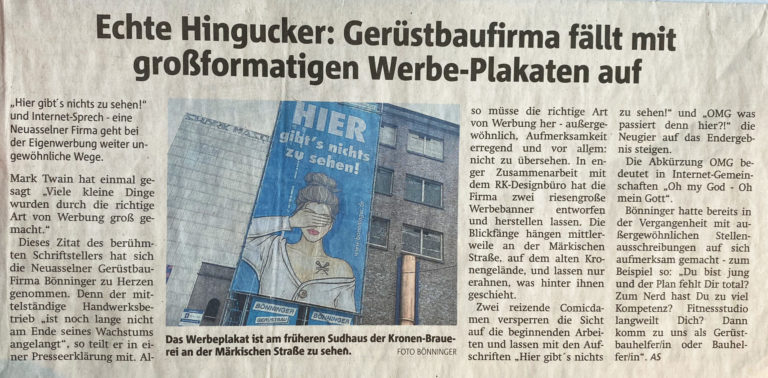 ®K-DESIGNBÜRO · Pressebericht / Presseartikel 2021