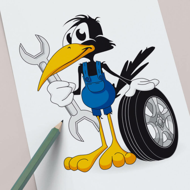 rk-designbuero-grafikdesigner-dortmund-illustration-referenz-autohaus-maskottchen