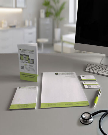®K-DESIGNBÜRO Referenzprojekt: Corporate Design / Corporate Identity (Arztpraxis)