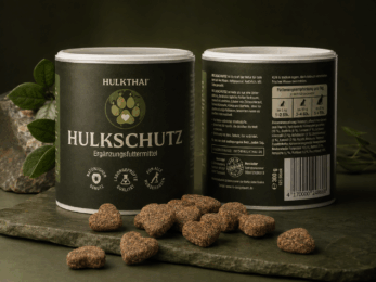 Referenzprojekt: Verpackung mit Etikett Hulkschutz / Hulkthai (Dose)